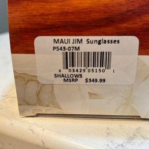 Brand new in a box Maui Jim Mavericks Aviator Polarized Sunglasses
